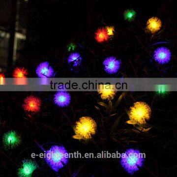2016 New Hot Sale 4.8m 20Led Chuzzle Solar Fairy String Lights Christmas Lights String for Outdoor Gardens Christmas Party Decor photo-3