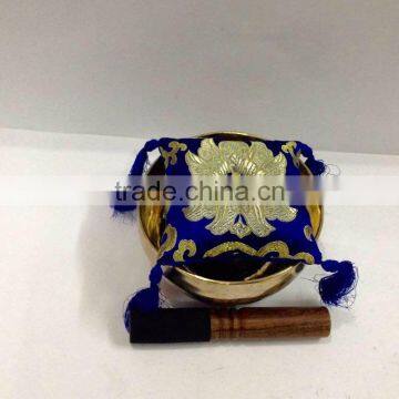 High Quality Meditation Bright Color Tibetan Handmade Singing Bowl photo-4