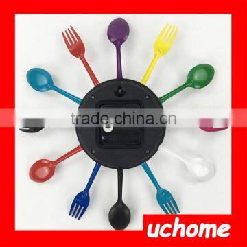 UCHOME Hot Sell Cheap Clock Stainless Steel Spoon And Fork For Gifts photo-3
