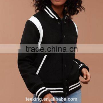 Winter Quilted Women Varsity Jackets