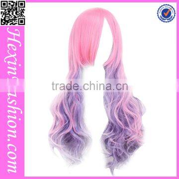 Lover-beauty 68 CM Light Green Gradient Doll Wig photo-3