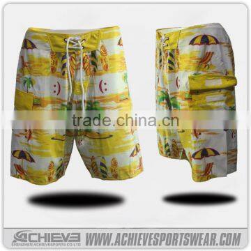 80% Polyester 20% Elastane boardshorts /men beach shorts