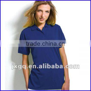 Latest Fashion Blank Breathable Cheap Women's Polo Cotton T-shirts Wholesale