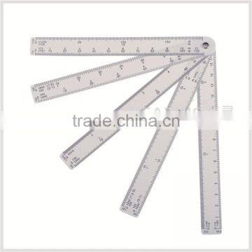 Kearing Brand Non Toxic Plastic 5pcs Set Combination Scale Ruler in #8500-5 for Engineering photo-2