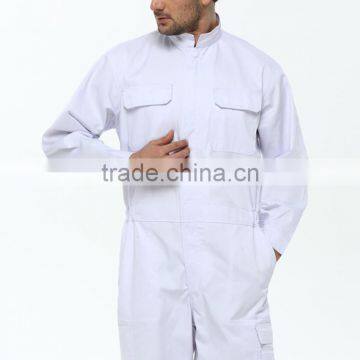 Custom China Manufacture White Jeans Overalls photo-2