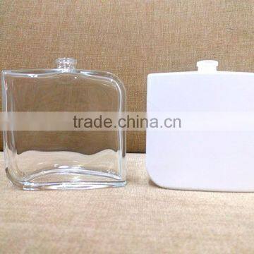 100 ml Fancy Perfume Glass Bottles India, White Coated Stylish Perfume Bottle India photo-2