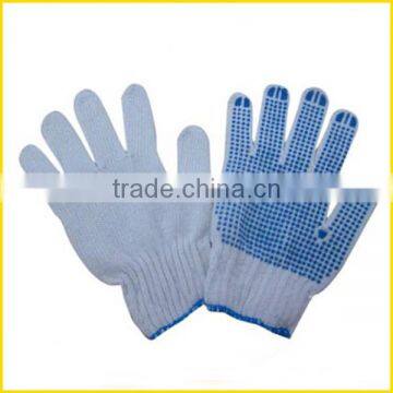 Industrial Pvc Dotted Cotton Workplace Safety Gloves photo-4
