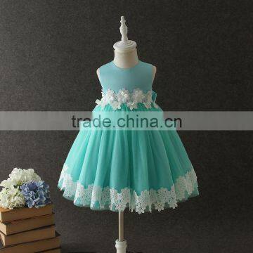 1-5T baby girl summer dress children frocks design floral nice design casual dress