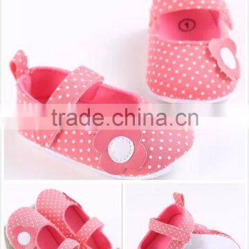 2017 New Design Walking Canvas Casual Cute Flower Girls Baby Shoes for 1years Old photo-5