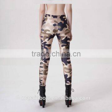 New Fashion High Waist Skinny Stretch Camo Leggings Sexy 2017 Leggings New Mix Leggings Wholesale Sublimation Printed Leggings