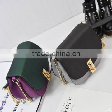 Zm50151b 2017 New Model Women Handbag Fashion Simple pu Leather Chain Bags photo-3