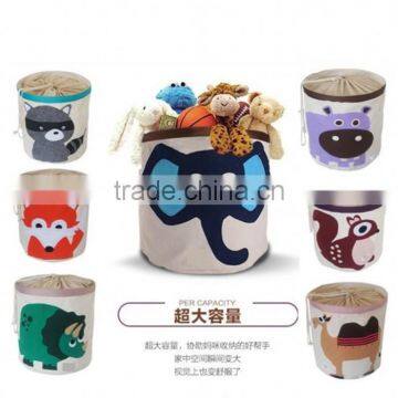 S65607A Hot Sale Canvas Baby Kids Toys Storage Bag photo-2