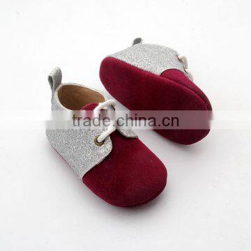 Wholesale Soft Prewalker Oxford Baby Shoes Genuine Leather Shoes photo-4