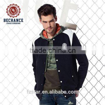 Mens cool euramerican stand collar coat varsity baseball jacket 5109