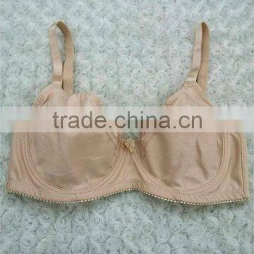 Solid Color Fancy Sexy Fat Women Wholesale Plus Size Bras in High Quality