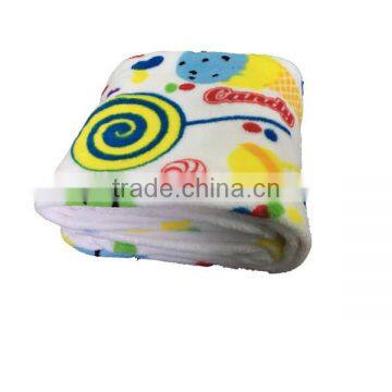 New Design for Cartoon Printed Promotional Baby Blanket
