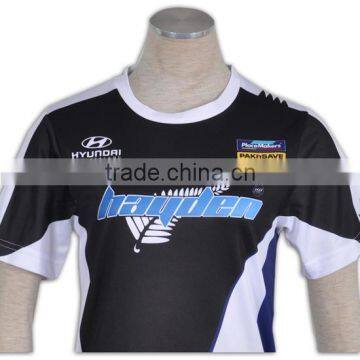BSCI/ISO9001 Factory Dry Fit Breathable Fabric Italy Sublimation Ink Hotsale Cheap Sublimation t Shirt Design photo-5