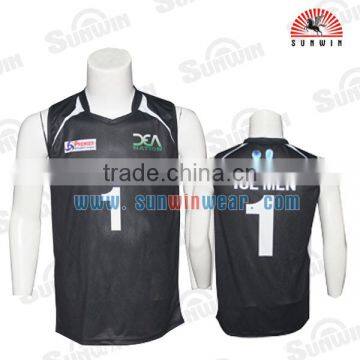 Mens Sublimation Design Your Own Volleyball Jersey photo-2