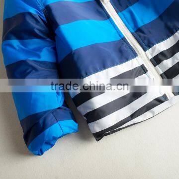 Winter Red Stripped Hoodie Child Jacket Wholesale Kids Coats photo-4
