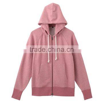 custom wholesale plain hoodies men long sleeve zipper up with hood manufacturing in China