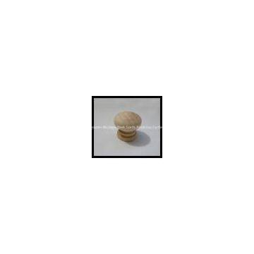 WOODEN MUSHROOM KNOB; CABINET KNOB photo-3