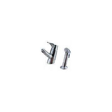 HN-4A52, Unique 2 Holes Basin Tap Faucets / Basin Mixer, Pull Out Shower Head