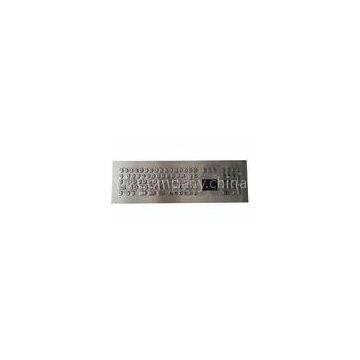 Front Panel Compact Industrial Keyboard With Touchpad , USB or PS/2 Interface