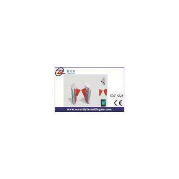 Red Full automatic Swing Turnstile Pedestrian Barrier Gate OEM ODM
