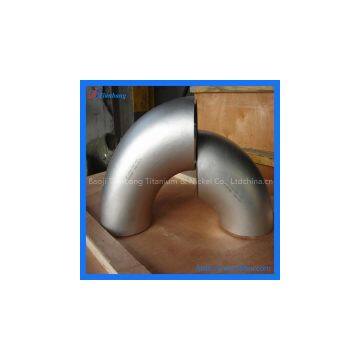90 degree long radius gr2 titanium elbow