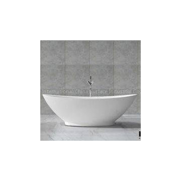 Oval Bathtub Stone, Portable Bathtub, Two Person Freestanding Bathtub