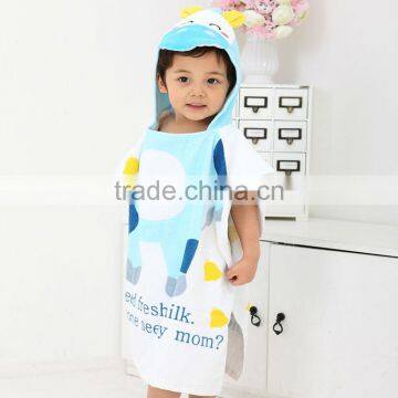 wholesale kids animal hooded towel