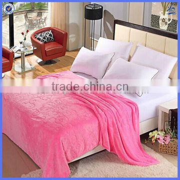 luxury new design blanket/embossed woven blankets