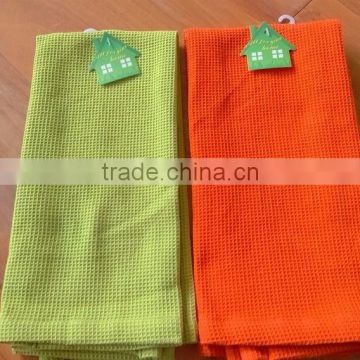 100% cotton thick waffle woven cotton kitchen tea towel