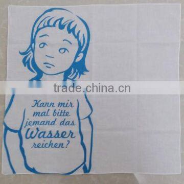 wholesale quality customized cotton printed napkin