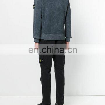 100% Polyester Grey Cotton Washed Zip Hoodie From Wensfashion Custom Fitness Hoodies photo-6