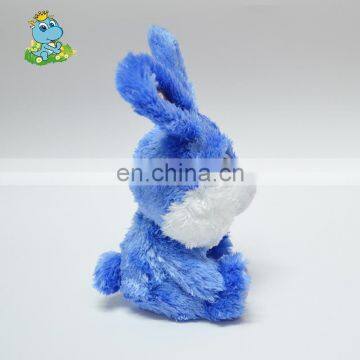 2017 China factory direct stuffed blue rabbit toy,custom plush toy