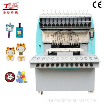 12 color automatic key chains tag making machine