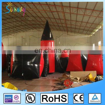 2016 Inflatable Broken Wall Paintball Bunker for Shooting Game inflatable x bunker x x