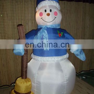 OXford cloth material inflatable christmas snowman