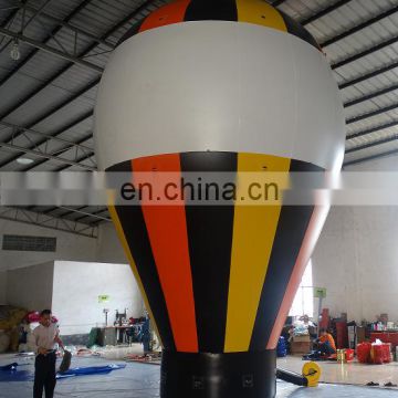 cheap giant advertising Inflatable rooftop yellow orange ground balloon