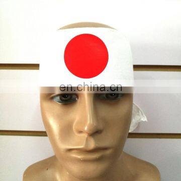 JAPAN FLAG HACHIMAKI HEADBAND WHITE COLOR