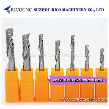 Acrylic plexiglass Cutting Single Flute CNC Router Bits