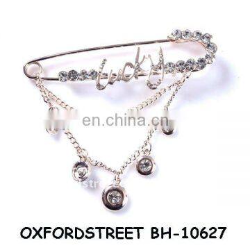 women's fashion alloy&diamond necklace brooch BH-10627