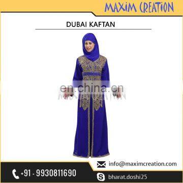 New Moroccan Dubai Hand Made Embroidery Caftan Dress