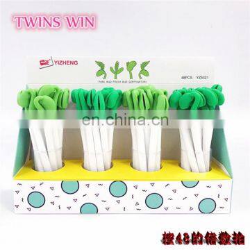 Nigeria top sale office supply stationery promotion custom artificial plant design gel ink pens with logo