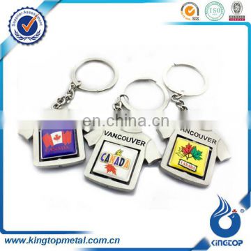 high quality mini t-shirt keychain