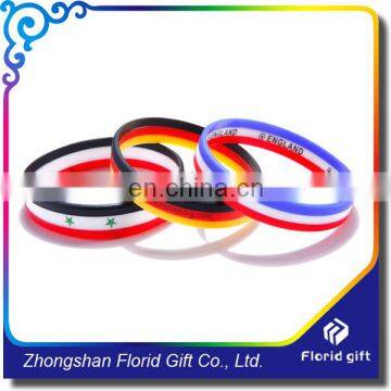 Rubber cheap custom logo silicone writbands