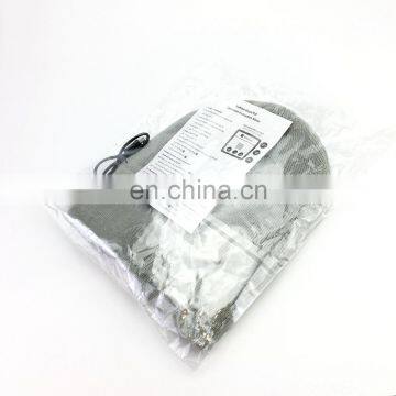 Custom Acrylic Reversible Blue Tooth Beanie Hat With Woven Label for Women photo-6