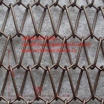 Decorative  Wire mesh cladding can also provide sun shading  inside or the outside