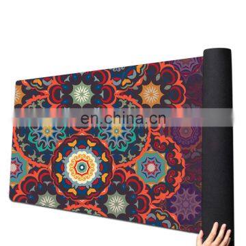 High quality natural suede rubber yoga mat for yoga exercise